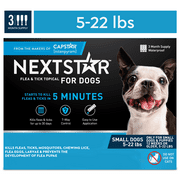 NextStar Flea & Tick Topical Prevention for Small Dogs 5-22 lbs, 3-Month Supply
