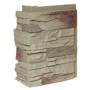 NextStone  Faux Polyurethane Stone Country Ledgestone Outside Corner - Teton Buff