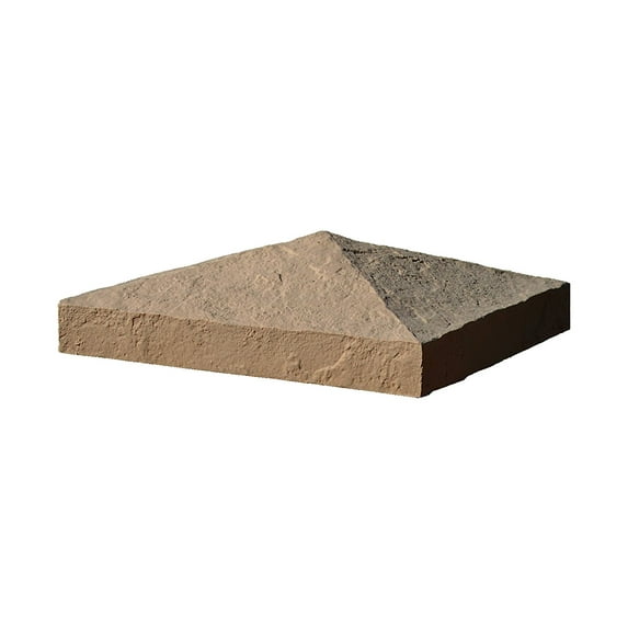 NextStone™ Faux Polyurethane Stone Post Cover Cap - Brown