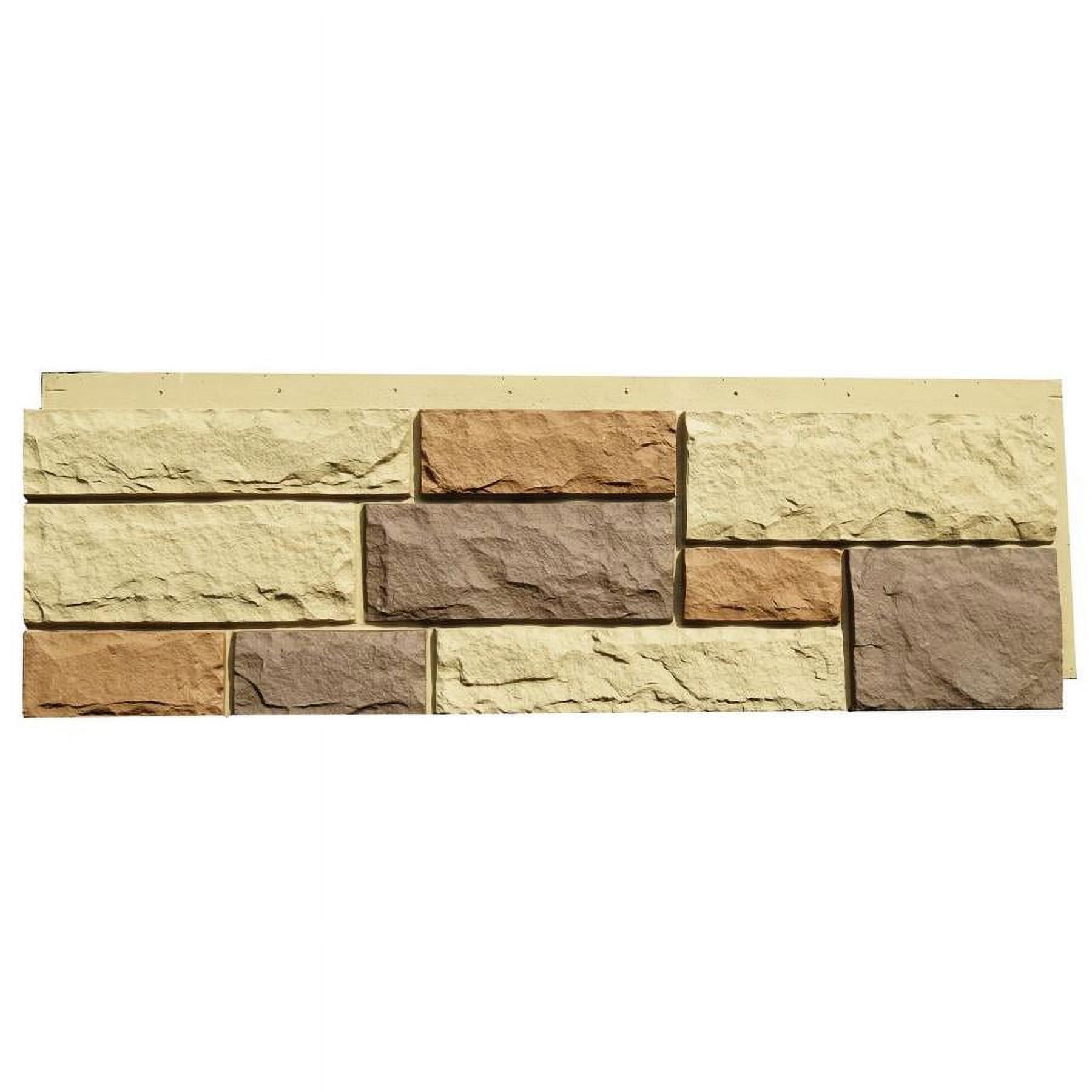 NextStone Polyurethane Faux Stone Siding Panel Random Rock New