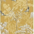 thumbnail image 1 of NextWall Arthouse Bird Garden Peel and Stick Wallpaper 20.5 in. W x 18 ft. L - Ochre, 1 of 7