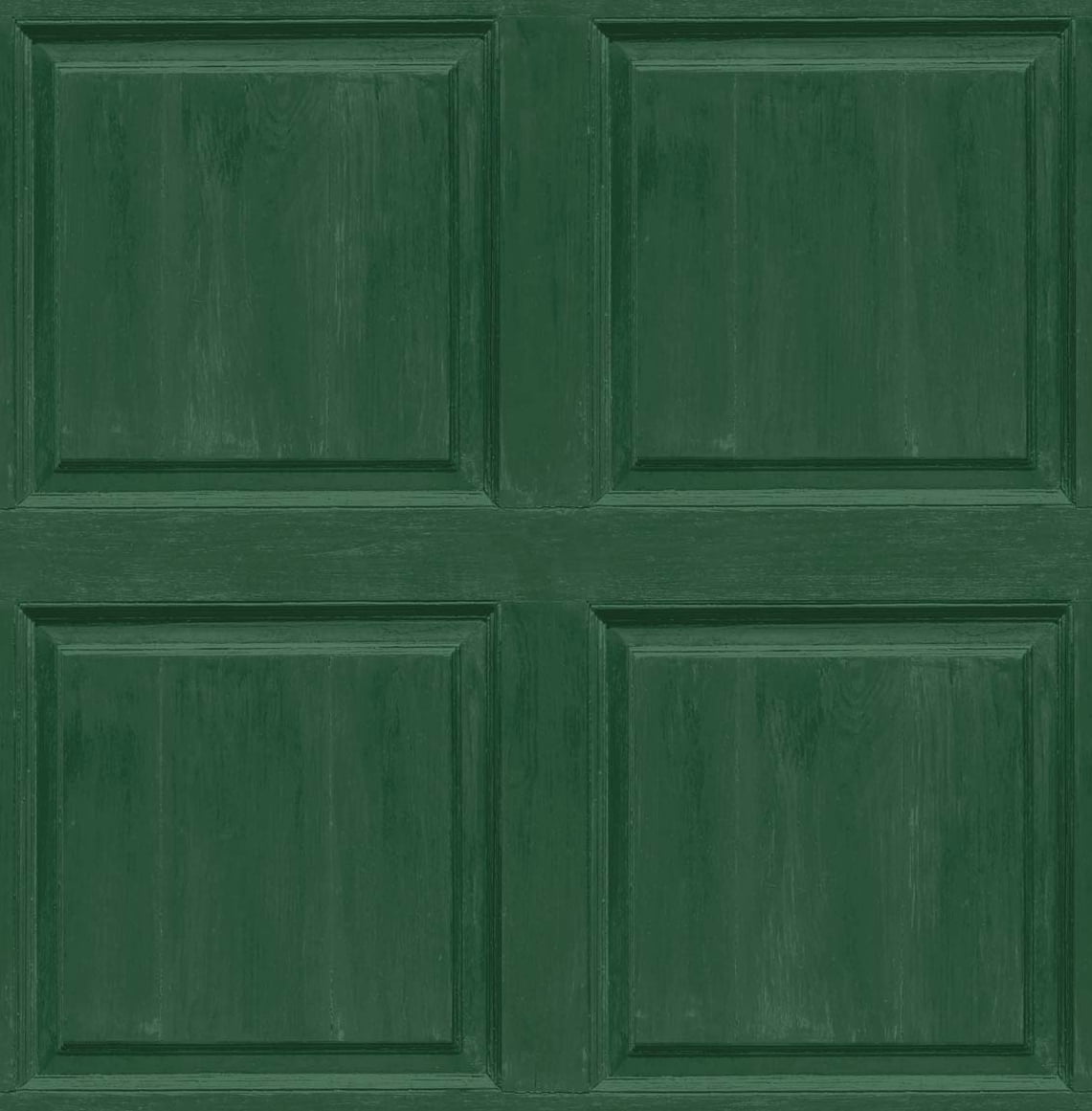 NextWall Arthouse Washed Faux Panel Peel and Stick Wallpaper 20.5 in. W x 18 ft. L - Emerald Green