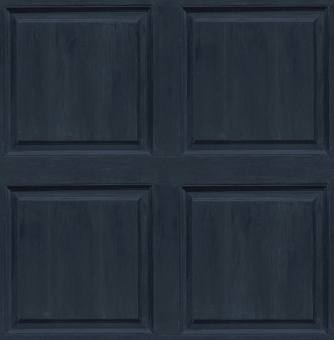 NextWall Arthouse Washed Faux Panel Peel and Stick Wallpaper 20.5 in. W x 18 ft. L - Navy