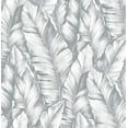 thumbnail image 1 of NextWall BAHA Banana Leaf Peel and Stick Wallpaper (Daydream Gray), 1 of 6