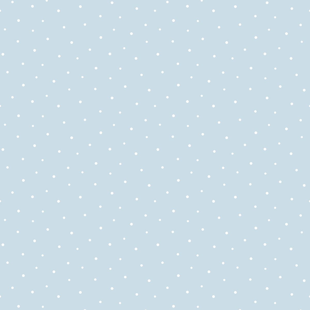 NextWall Baby Blue Polka Dots Peel and Stick Wallpaper