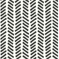thumbnail image 1 of NextWall Black Mod Chevron Peel and Stick Wallpaper, 1 of 6