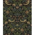 thumbnail image 1 of NextWall Black Strawberry Garden Peel and Stick Wallpaper, 1 of 7
