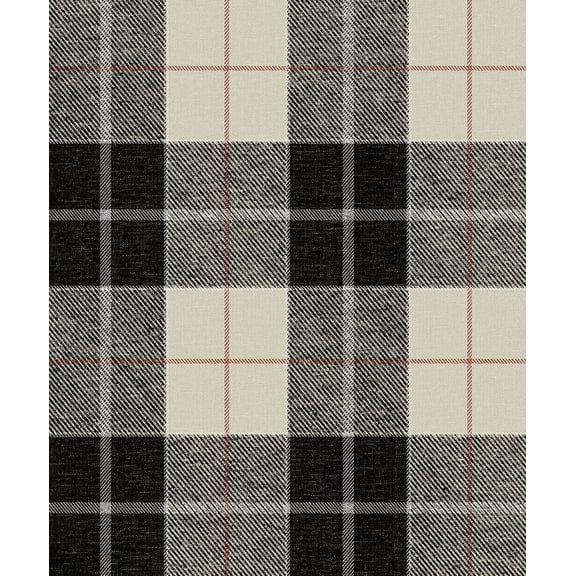 NextWall Blacksmith & Red Altarinda Plaid Peel and Stick Wallpaper - 20.9 in. W. x 18 ft. L. Roll