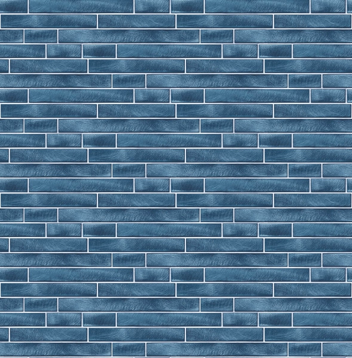 NextWall Brushed Metal Tile Peel and Stick Wallpaper