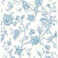 thumbnail image 1 of NextWall Carolina Blue Jasmine Chinoiserie Peel and Stick Wallpaper, 1 of 9