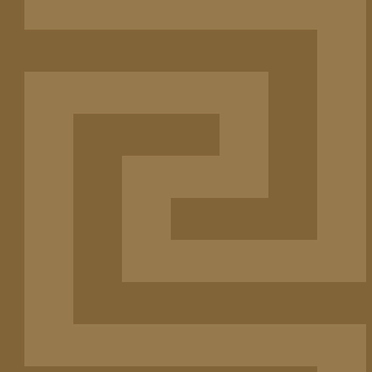 NextWall Dark Antique Gold Geometric Maze Peel and Stick Wallpaper - 20.9 in. W x 18 ft. L Roll