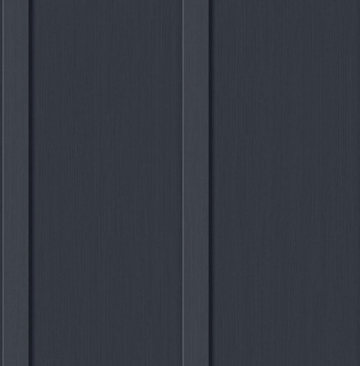 NextWall Dark Blue Faux Board & Batten Peel and Stick Wallpaper