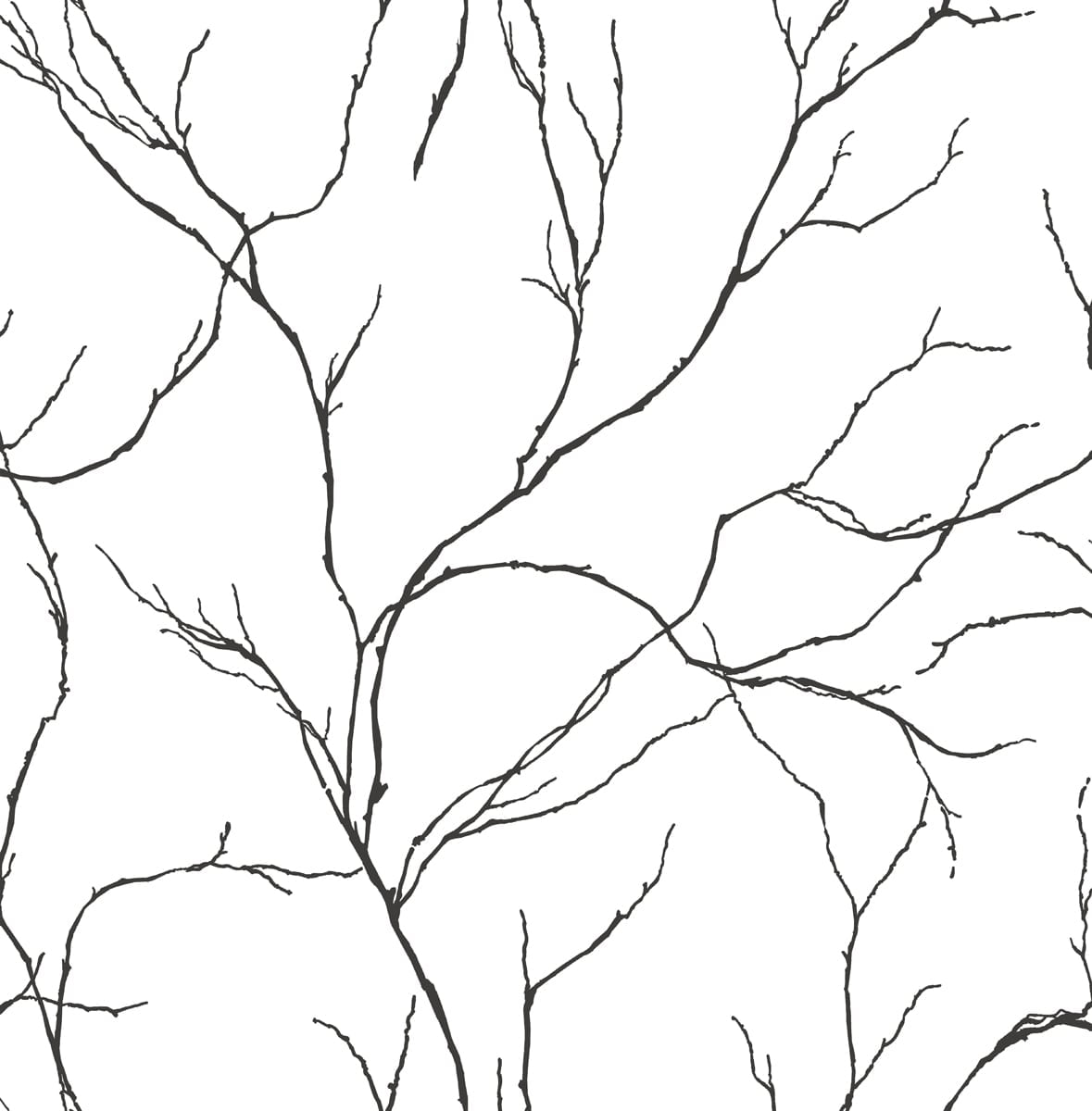 NextWall Delicate Branches Peel and Stick Wallpaper