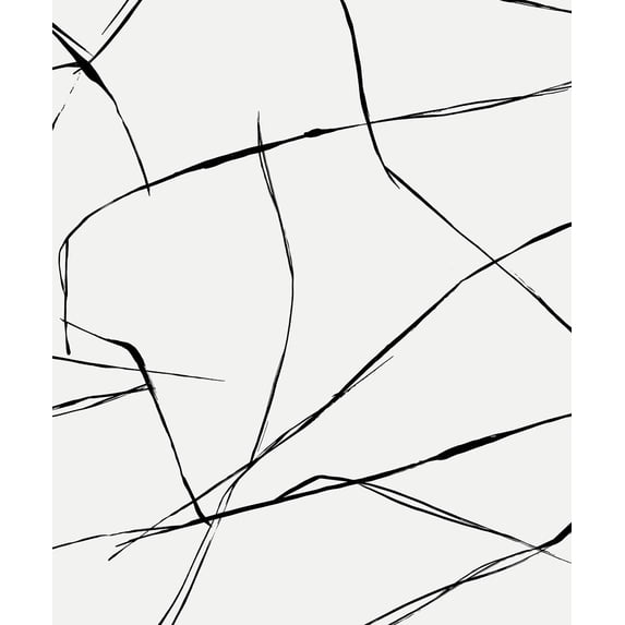 NextWall Ebony & Eggshell Inkwork Abstract Peel and Stick Wallpaper