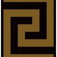 thumbnail image 1 of NextWall Ebony & Gold Maze Geo Peel and Stick Wallpaper, 1 of 9