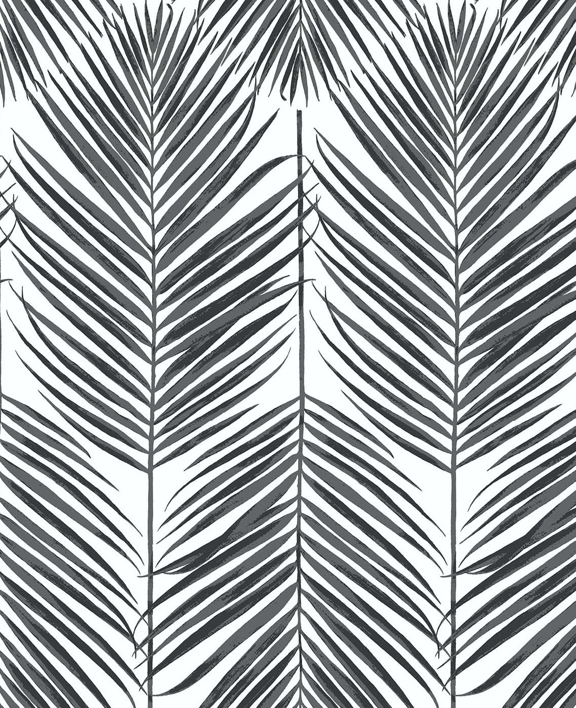 NextWall Ebony Paradise Palm Peel and Stick Wallpaper