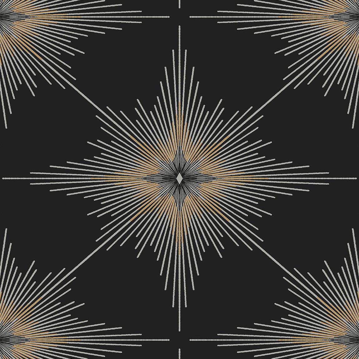 NextWall Ebony Stellar Geo Peel and Stick Wallpaper