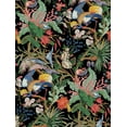 thumbnail image 1 of NextWall Ebony Tropical Canopy Peel and Stick Wallpaper, 1 of 9