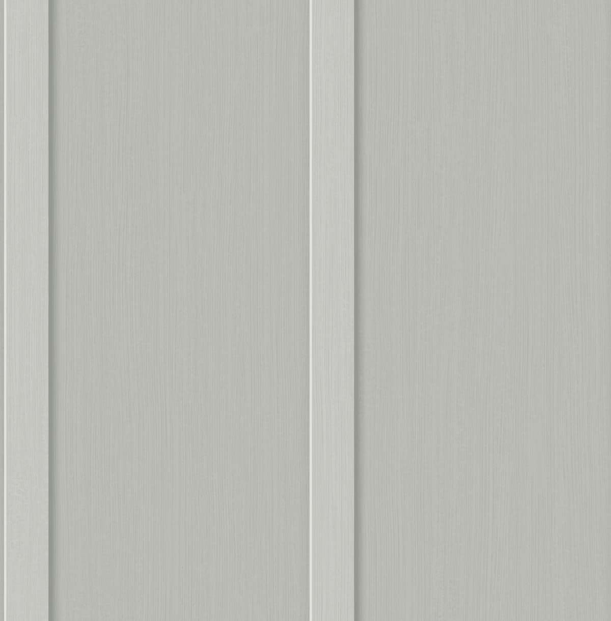 NextWall Harbor Grey Faux Board & Batten Peel and Stick Wallpaper