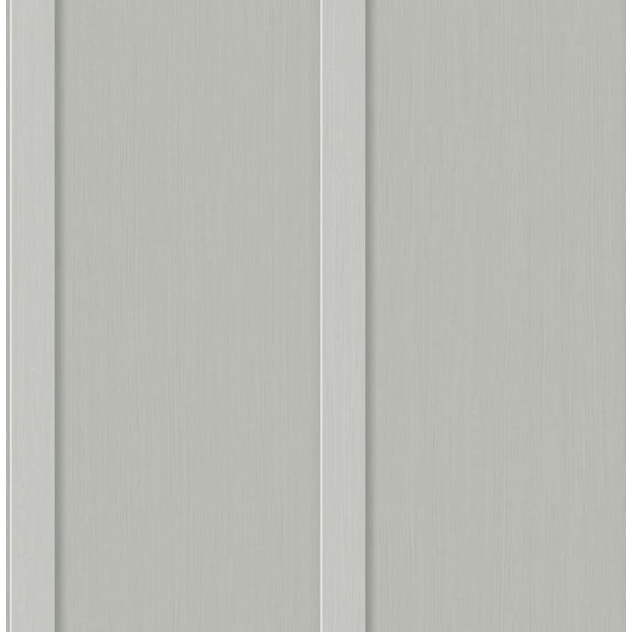 NextWall Harbor Grey Faux Board & Batten Peel and Stick Wallpaper