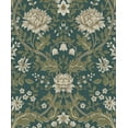 thumbnail image 1 of NextWall  Honeysuckle Trail Peel and Stick Wallpaper 20.9 in. W x 18 ft. L - Teal & Moss Green, 1 of 11
