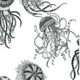 thumbnail image 1 of NextWall Inkwell Jellyfish Peel and Stick Wallpaper, 1 of 8