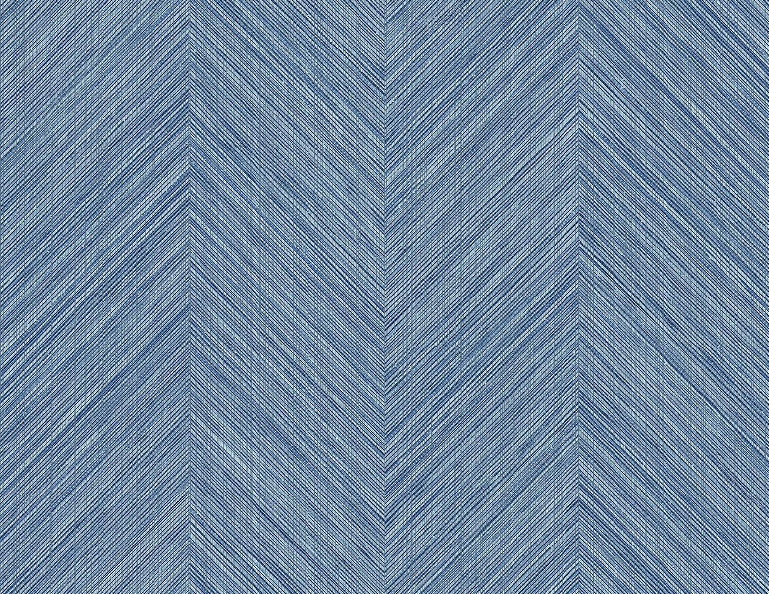 NextWall Lakeside Chevron Stripe Peel and Stick Wallpaper