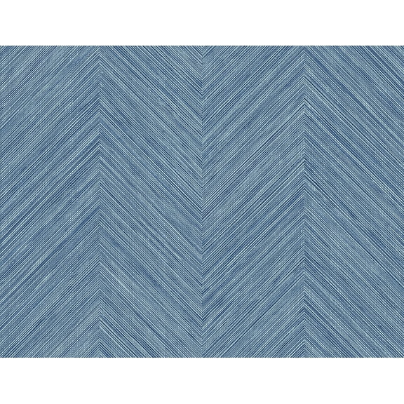 NextWall Lakeside Chevron Stripe Peel and Stick Wallpaper