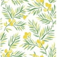 thumbnail image 1 of NextWall Lemon Branch Peel and Stick Wallpaper, 1 of 5