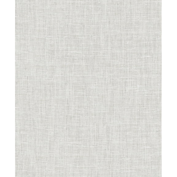NextWall Marshmallow Silas Faux Linen Peel and Stick Wallpaper - 20.9 in. W. x 18 ft. L. Roll