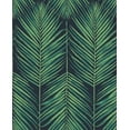 thumbnail image 1 of NextWall Midnight Blue & Sea Green Tropic Palm Peel and Stick Wallpaper, 1 of 8