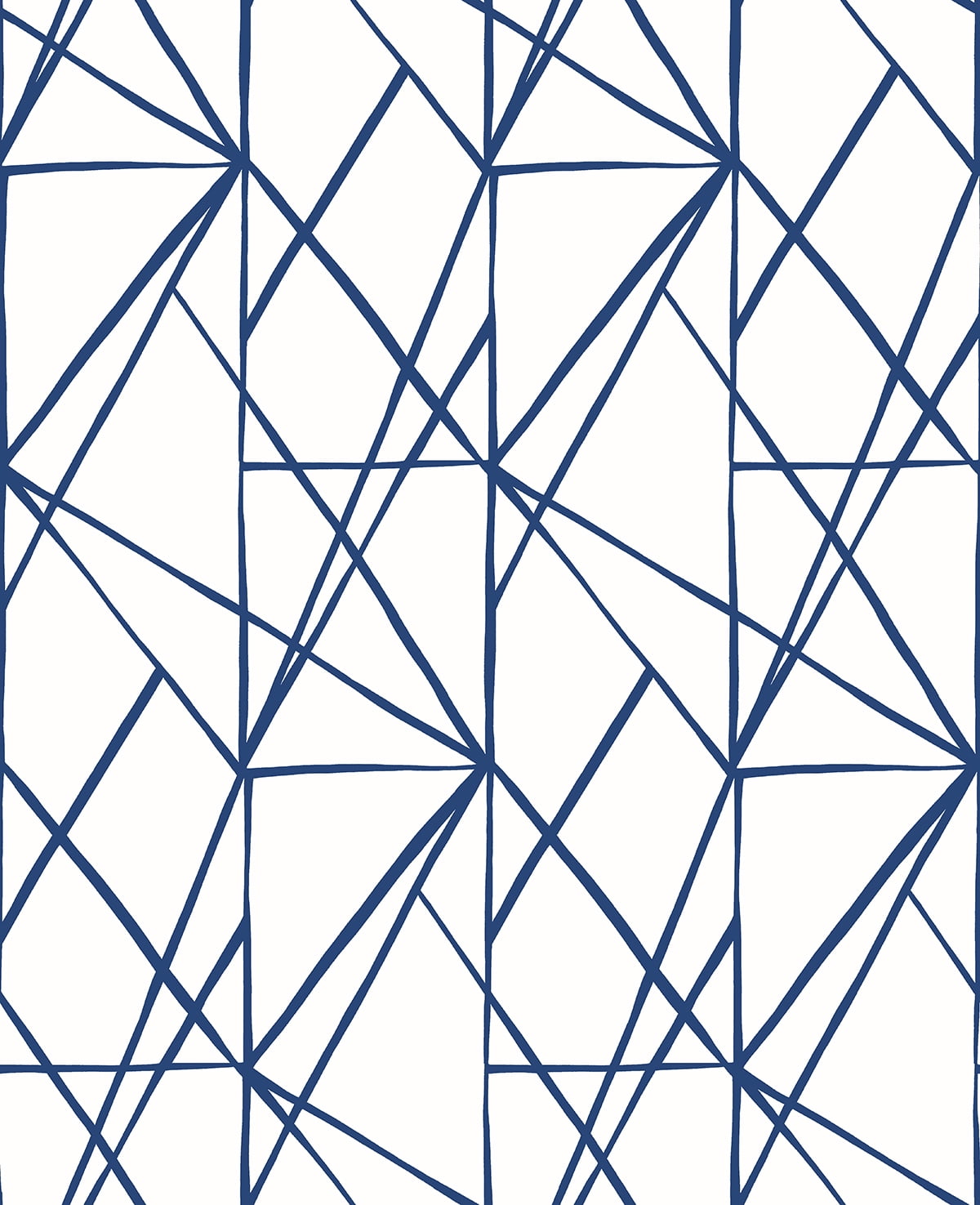 Navy Blue Geometric Peel and Stick Vinyl Wallpaper