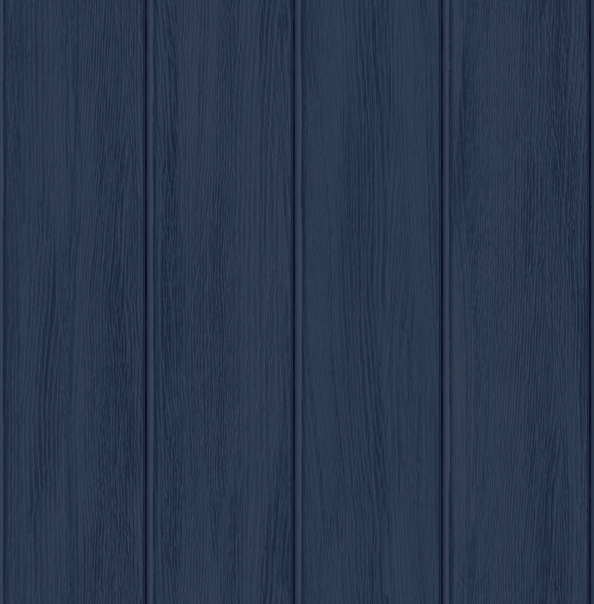 Navy Blue Faux Wood Peel and Stick Wallpaper