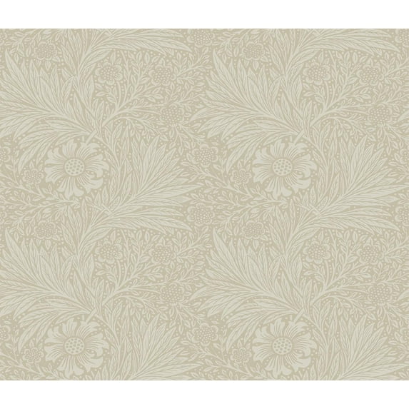 NextWall Neutral Marigold Garden Peel and Stick Wallpaper - 20.9 in. W x 18 ft. L Roll