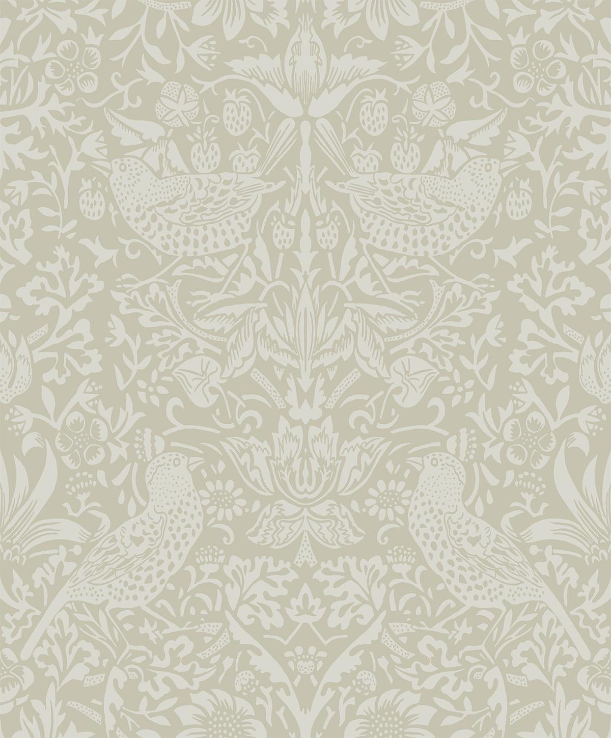 NextWall Neutral Tonal Bird Garden Peel and Stick Wallpaper - 20.9 in. W x 18 ft. L Roll