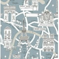 thumbnail image 1 of NextWall  Paris Scene Peel and Stick Wallpaper 20.5 in. W x 18 ft. L - Smokey Blue, 1 of 10