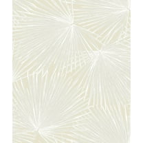 NextWall Pearl Palmate Leaf Frond Peel and Stick Wallpaper - 20.9 in. W x 18 ft. L Roll