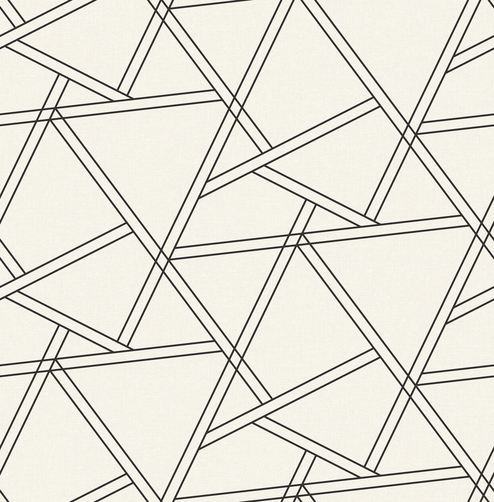 NextWall Railroad Geometric Peel and Stick Wallpaper