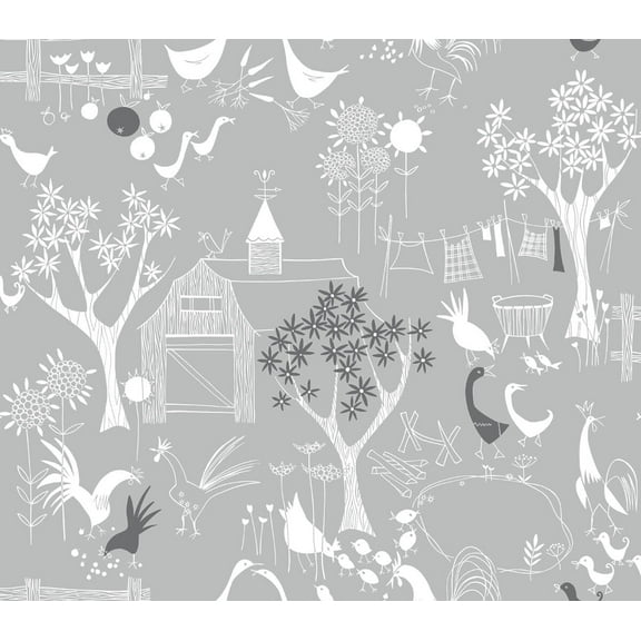 NextWall Rise and Shine Peel and Stick Wallpaper