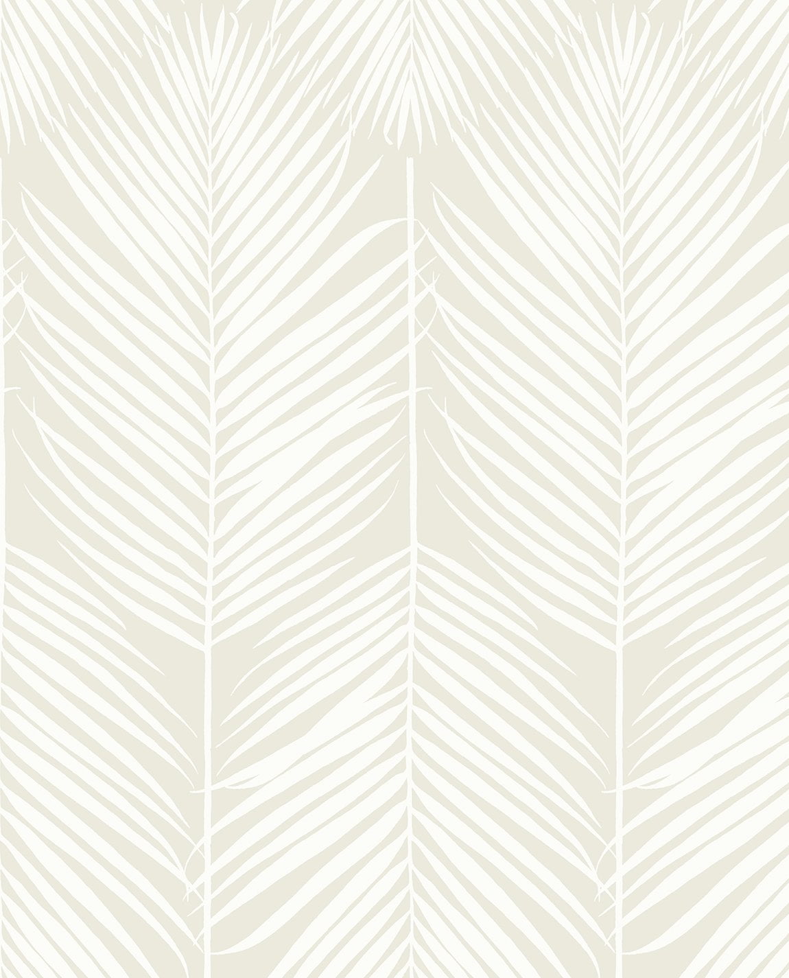 Sea Salt Palm Silhouette Vinyl Peel and Stick Wallpaper Roll