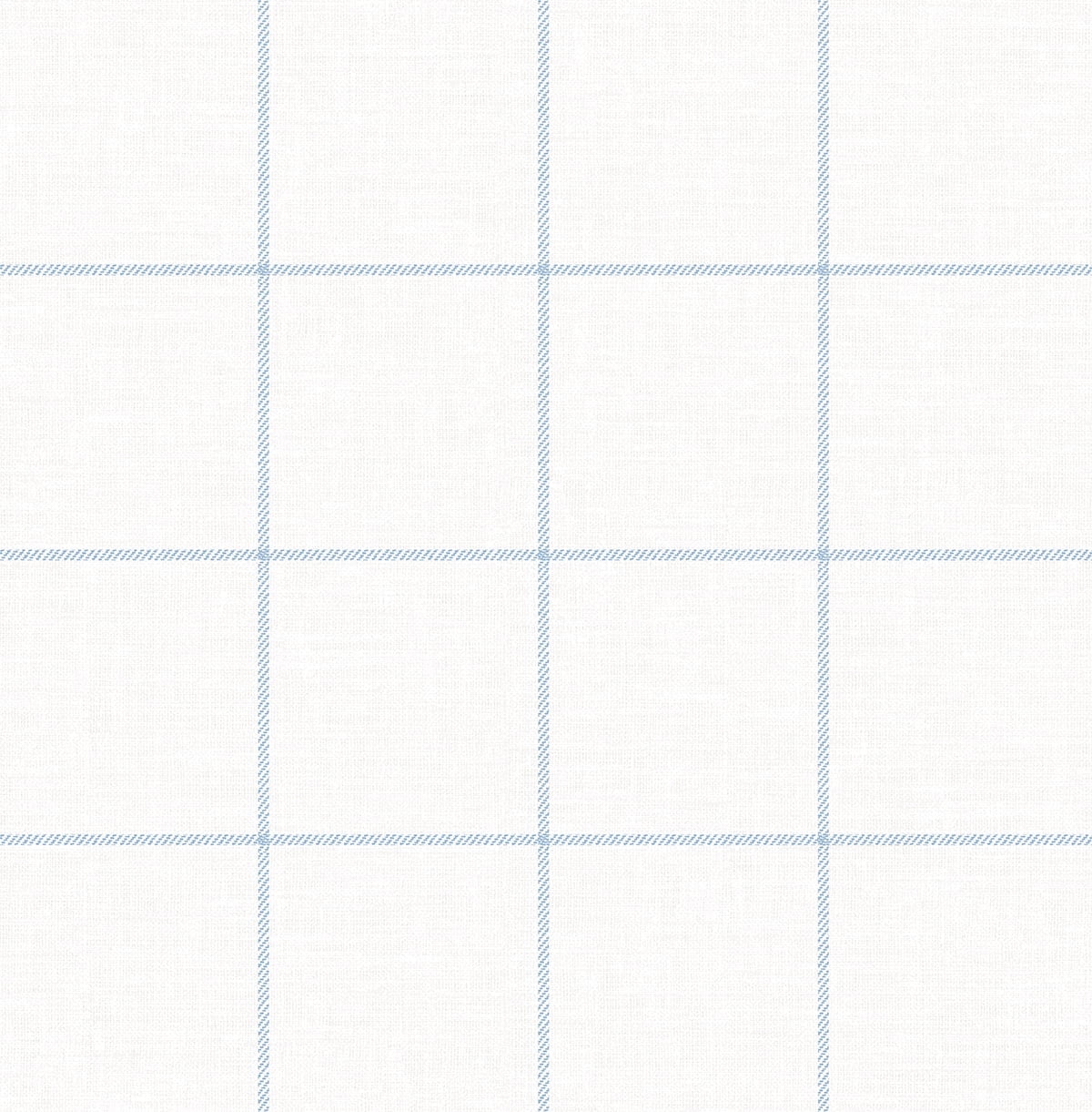 NextWall Sky Blue & Linen Classic Striped Check Peel and Stick Wallpaper - 20.5 in. W x 18 ft. L Roll