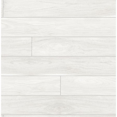 NextWall Teak Planks Peel and Stick Wallpaper