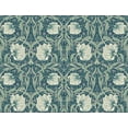 thumbnail image 1 of NextWall Teal & Sandstone Pimpernel Floral Peel and Stick Wallpaper, 1 of 6