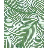 NextWall Tossed Palm Fronds Peel and Stick Wallpaper (Greenery)