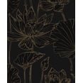 thumbnail image 1 of NextWall Wrought Iron & Gold Lotus Garden Floral Peel and Stick Wallpaper - 20.9 in. W x 18 ft. L Roll, 1 of 7
