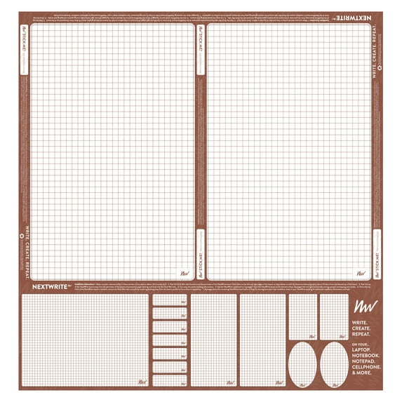 NextWrite Dry Erase Adhesive Surface - Grid Pattern