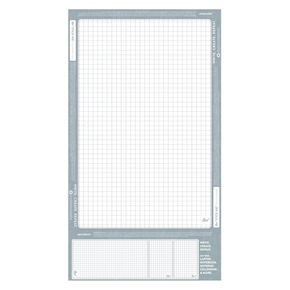 NextWrite Dry Erase Adhesive Surface - Grid Pattern