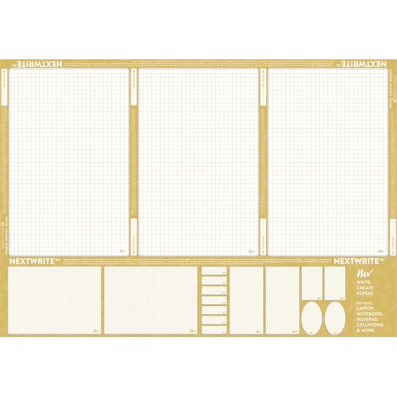 NextWrite Dry Erase Adhesive Surface - Grid Pattern