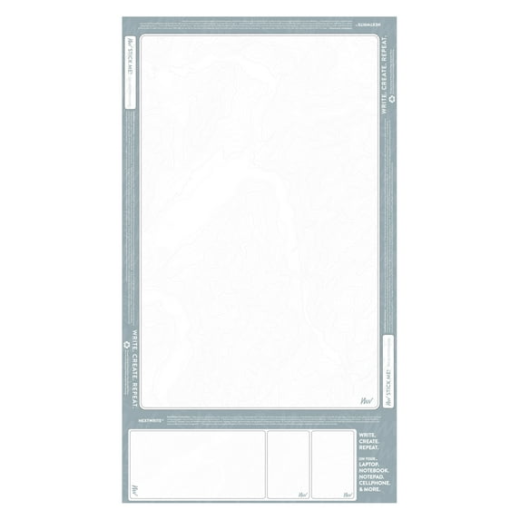 NextWrite Dry Erase Adhesive Surface - Topo Pattern