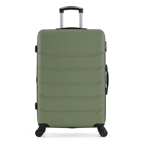 Nextay 20 Inch Hard Shell ABS Carry On Luggage, Expandable Rolling Suitcase with Double Spinner Wheels & TSA Lock, Green
